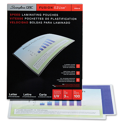 GBC Fusion EZUse Laminating Pouches (GBC3200715)