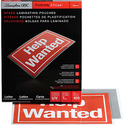 GBC Fusion EZUse Laminating Pouches (GBC3200717)