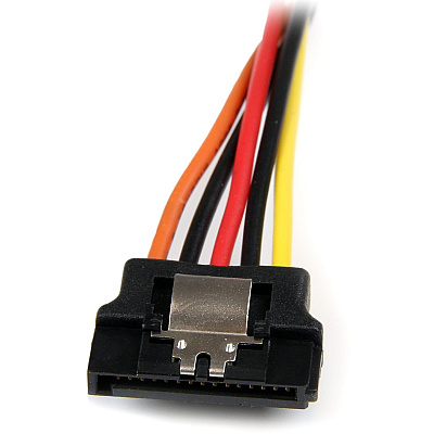 StarTech 6in Latching Sata Power Y Splitter Cable (PYO2LSATA)