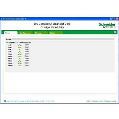 APC Dry Contact I/o Smartslot Card (AP9613)