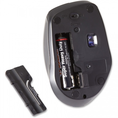 Verbatim Wireless Notebook Multi-Trac Blue LED Mouse - Black (97992)