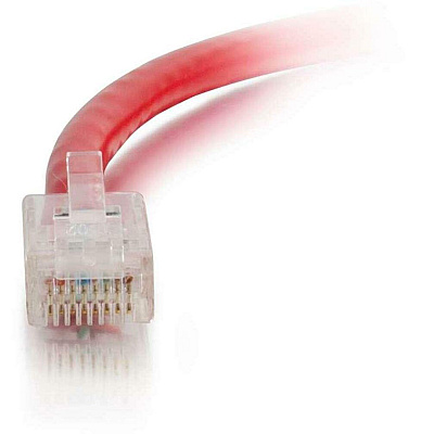 C2G 35ft Cat6 Non-boot Utp Cbl-red (04164)