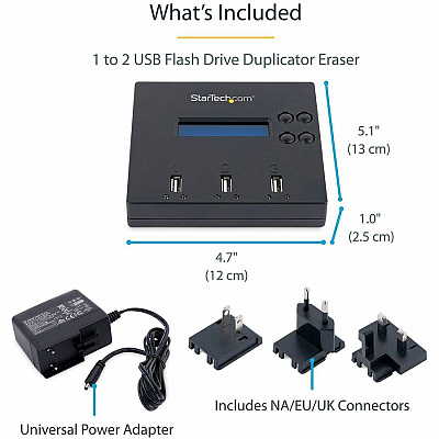StarTech Duplicator Eraser - Usb Flash Drives 1:2 (USBDUP12)