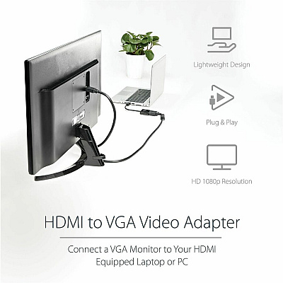 StarTech Hdmi To Vga Adapter (HD2VGAE2)