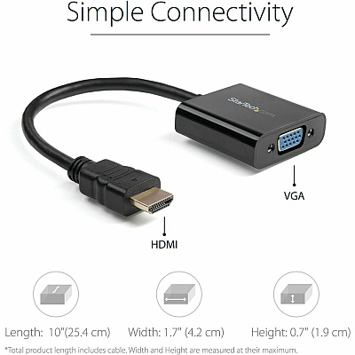 StarTech Hdmi To Vga Adapter (HD2VGAE2)