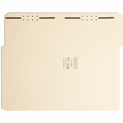 Smead 1/3 Tab Cut Legal Recycled Fastener Folder (SMD19600)