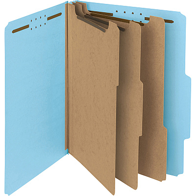 Smead 2/5 Tab Cut Letter Recycled Classification Folder (SMD14090)