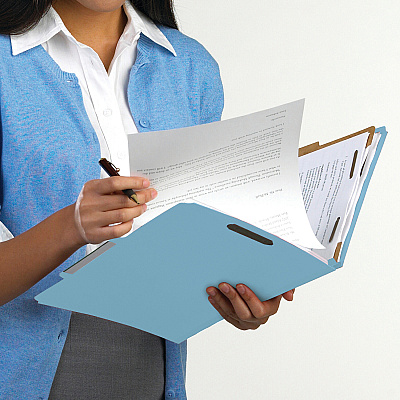 Smead 2/5 Tab Cut Legal Recycled Classification Folder (SMD19090)