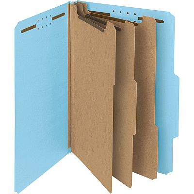 Smead 2/5 Tab Cut Legal Recycled Classification Folder (SMD19090)