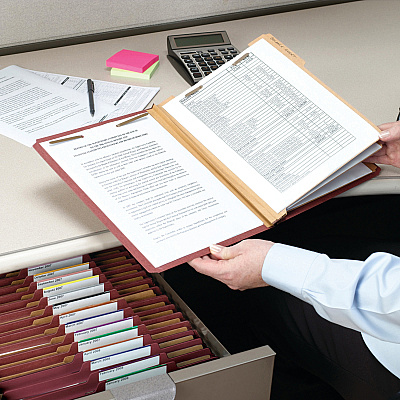 Smead 2/5 Tab Cut Legal Recycled Classification Folder (SMD19099)