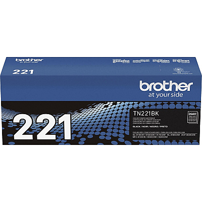 Brother Genuine TN221BK Black Toner Cartridge