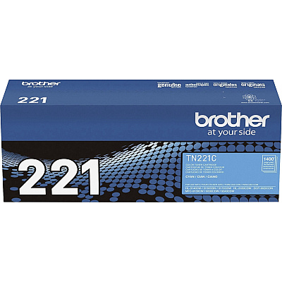 Brother Genuine TN221C Cyan Toner Cartridge