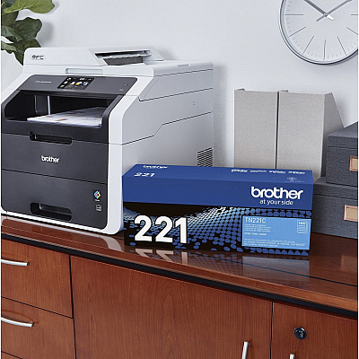 Brother Genuine TN221C Cyan Toner Cartridge