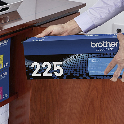 Brother Genuine TN225C High Yield Cyan Toner Cartridge