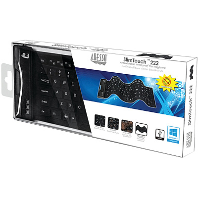 Adesso Antimicrobial Waterproof 108-key Usb (AKB222UB)