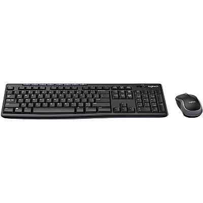 Logitech MK270 Wireless Keyboard and Mouse Combo for Windows, 2.4 GHz Wireless, Compact Mouse, 8 Multimedia and Shortcut Keys, 2-Year Battery Life, for PC, Laptop (LOG920004536)
