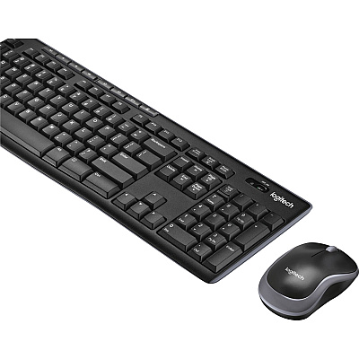 Logitech MK270 Wireless Keyboard and Mouse Combo for Windows, 2.4 GHz Wireless, Compact Mouse, 8 Multimedia and Shortcut Keys, 2-Year Battery Life, for PC, Laptop (LOG920004536)