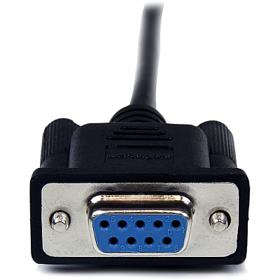 StarTech 2m Black Db9 Rs232 Null Modem Cable F/m (SCNM9FM2MBK)