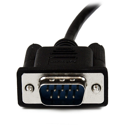 StarTech 2m Black Db9 Rs232 Null Modem Cable F/m (SCNM9FM2MBK)