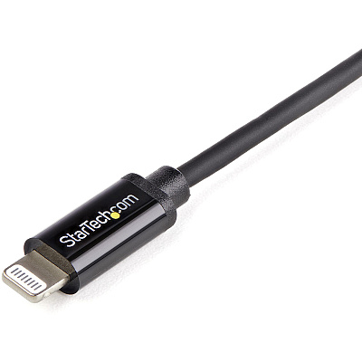 StarTech 1m Black 8-pin Lightning To Usb Cable (USBLT1MB)
