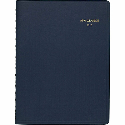AT-A-GLANCE Monthly Planner, 11 x 9, Navy Cover, 15-Month: Jan 2026 to Mar 2027 (7026020)