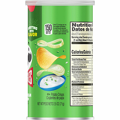 Pringles Sour Cream & Onion (KEB84560)