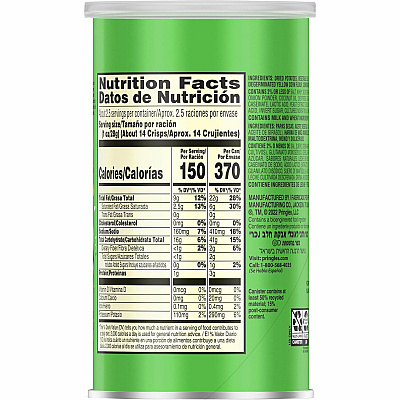 Pringles Sour Cream & Onion (KEB84560)