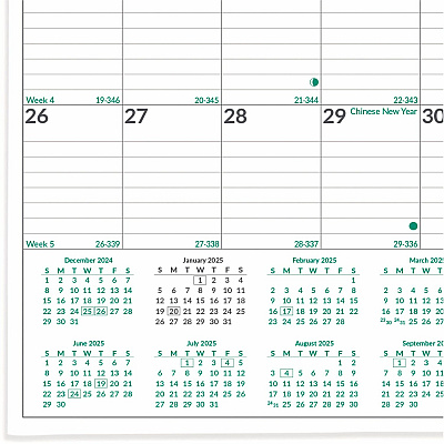 Brownline EcoLogix Monthly Wall Calendar, Twin-Wire Binding, 100% Recycled (C171103)