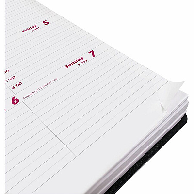 Brownline DuraFlex Weekly Planner, 8 x 5, Black Cover, 12-Month (Jan to Dec): 2026 (CB75VBLK)
