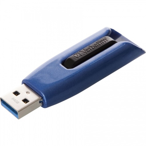 Verbatim 64GB Store 'n' Go V3 Max USB 3.0 Flash Drive - Blue (49807)