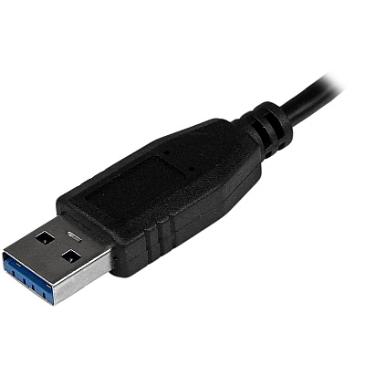 StarTech Portable 4 Port Mini Usb 3.0 Hub - Black (ST4300MINU3B)
