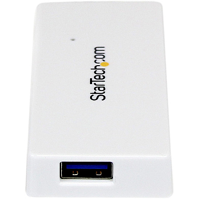 StarTech Portable 4 Port Mini Usb 3.0 Hub - White (ST4300MINU3W)