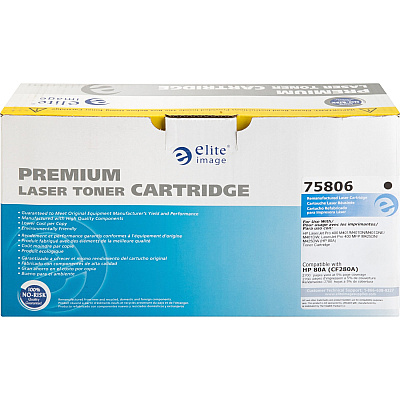 Elite Image Remanufactured Toner Cartridge - Alternative for HP 80A (CF280A) (ELI75806)