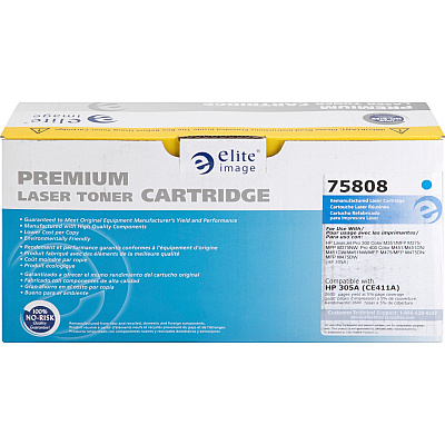 Elite Image Remanufactured Toner Cartridge - Alternative for HP 305A (CE411A) (ELI75808)