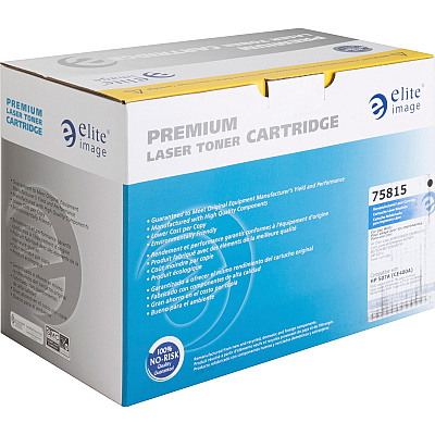 Elite Image Remanufactured Laser Toner Cartridge - Alternative for HP 507A (CE400A) - Black - 1 Each (ELI75815)