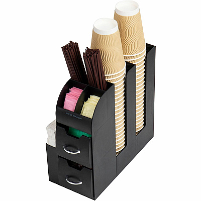 Mind Reader EMS Mind Compact All In One Coffee Pod Caddy (EMSCAD01BLK)