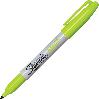 Sharpie Fine Neon Permanent Markers (SAN1860443)
