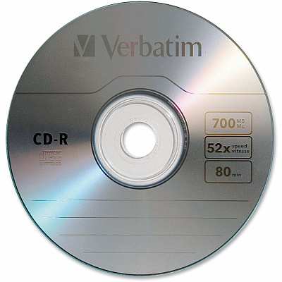 Verbatim 94691 CD Recordable Media - CD-R - 52x - 700 MB - 50 Pack Spindle