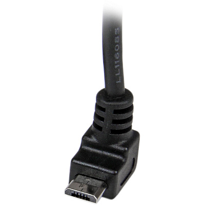 StarTech 1m Usb To Up Angle Micro Usb Cable (USBAUB1MU)