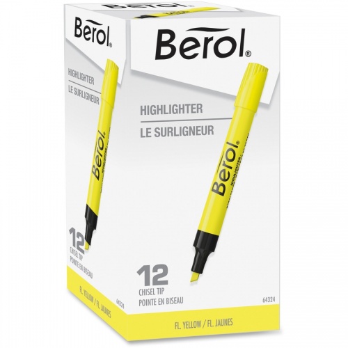 Berol Chisel Tip Water-based Highlighters (64324)