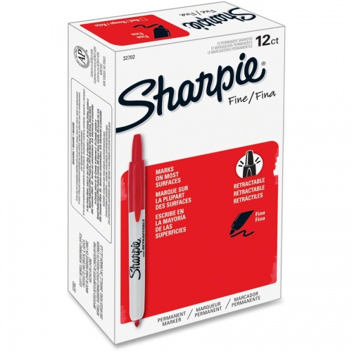 Sharpie Retractable Fine Point Permanent Marker (32702)