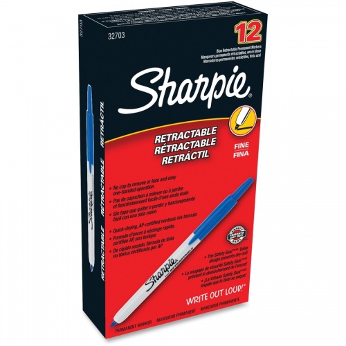 Sharpie Retractable Fine Point Permanent Marker (32703)