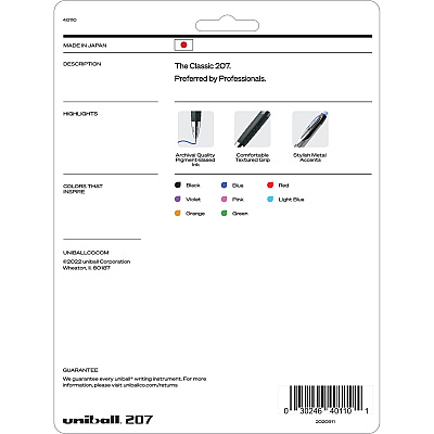 uniball 207 Gel Pen (UBC40110)