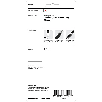 uniball 207 Impact RT Gel Pen (UBC66901PP)