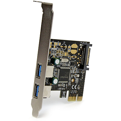 StarTech 2 Port Pcie Usb 3.0 Card W/ Sata Power (PEXUSB3S23)