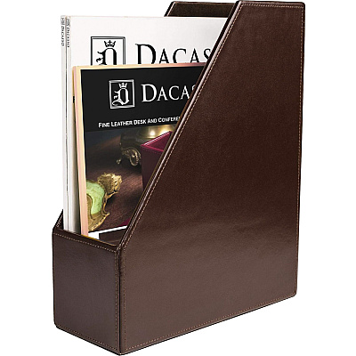Dacasso Bonded Leather Magazine Rack (A3682)