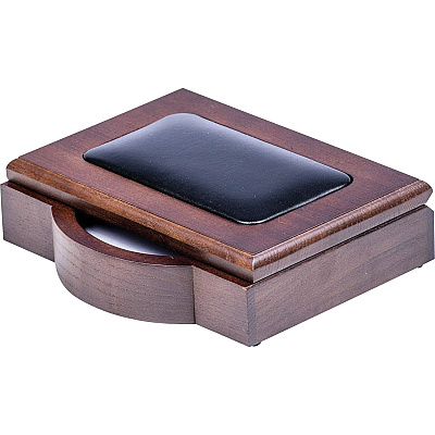 Dacasso Walnut & Leather Desk Set (D8412)