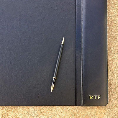 Dacasso Leather Side-Rail Desk Pad (P1028)
