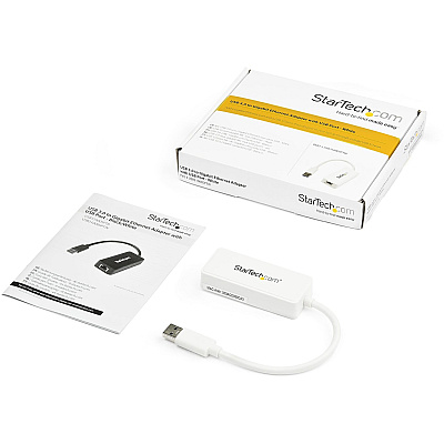 StarTech Gigabit Usb 3.0 Nic W/ Usb Port (USB31000SPTW)