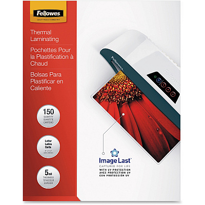 Fellowes ImageLast Jam-Free Premium Thermal Laminating Pouches (FEL5204007)